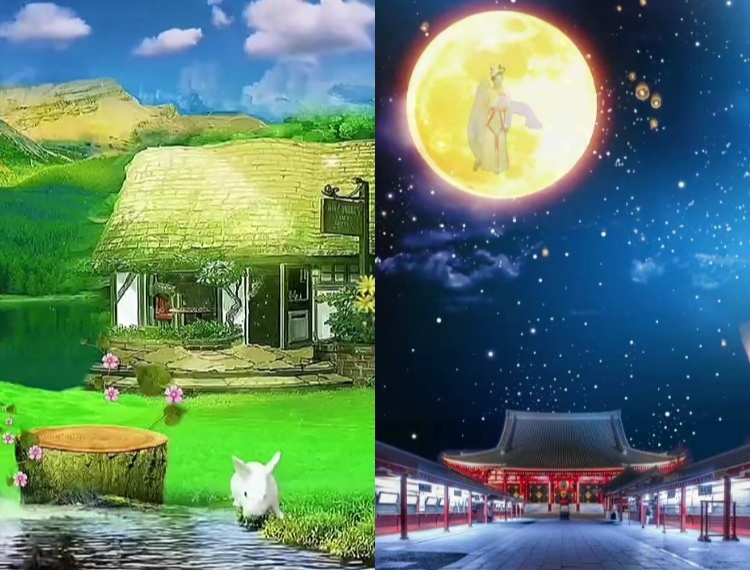 【26款】AI制作奇幻乡村风光怀旧视频素材  第1张